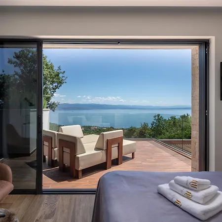Villa Altavista - Seaview & Relax With Heated Pool & Minigolf Opatija